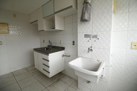 Cozinha de apartamento à venda com 2 quartos, 52m² em Pechincha, Rio de Janeiro