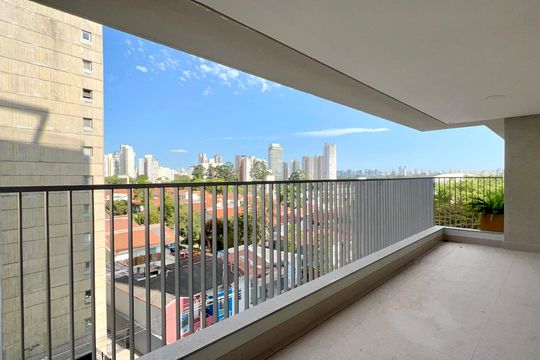 Varanda de apartamento à venda com 3 quartos, 198m² em Paraíso, São Paulo