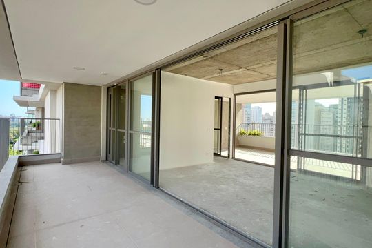 Varanda de apartamento à venda com 3 quartos, 198m² em Paraíso, São Paulo