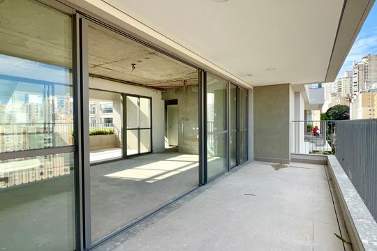 Varanda de apartamento à venda com 3 quartos, 353m² em Paraíso, São Paulo