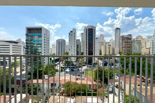 Vista da varanda gourmet de apartamento à venda com 4 quartos, 248m² em Paraíso, São Paulo