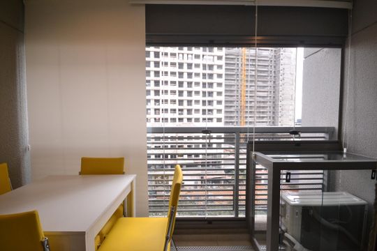 Varanda de kitnet/studio para alugar com 1 quarto, 29m² em Butantã, São Paulo