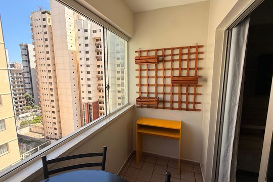 Sacada de apartamento para alugar com 2 quartos, 64m² em Setor Bueno, Goiânia