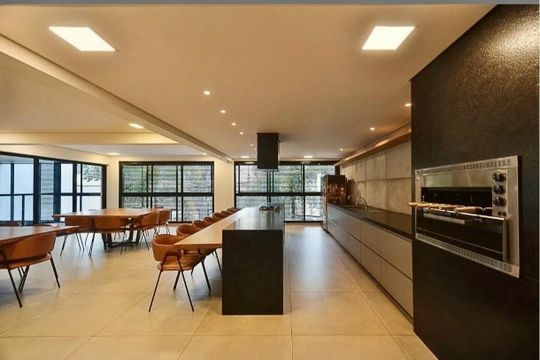 Área comum  Espaço Gourmet  de apartamento à venda com 3 quartos, 78m² em São Pedro, Belo Horizonte