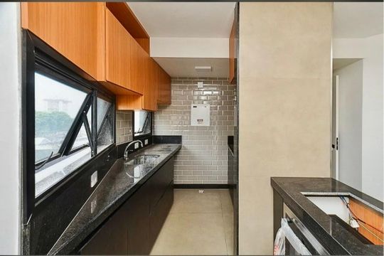 Cozinha de apartamento à venda com 2 quartos, 63m² em São Pedro, Belo Horizonte