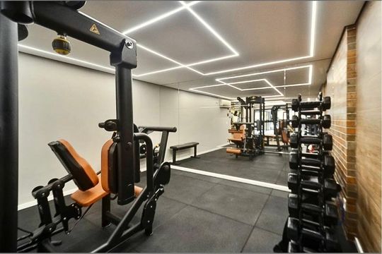 Área comum - Academia de apartamento à venda com 2 quartos, 63m² em São Pedro, Belo Horizonte