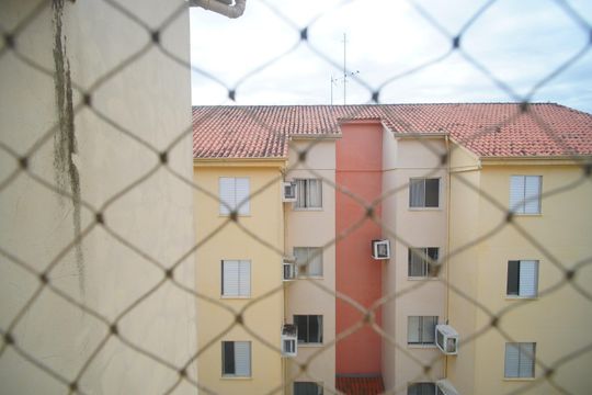 vista da sala de apartamento para alugar com 2 quartos, 43m² em Canudos, Novo Hamburgo