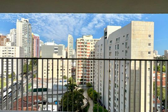 Vista da Varanda de apartamento à venda com 3 quartos, 198m² em Paraíso, São Paulo