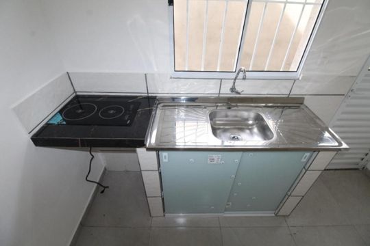 Cozinha de kitnet/studio para alugar com 1 quarto, 28m² em Jardim da Granja, São José dos Campos