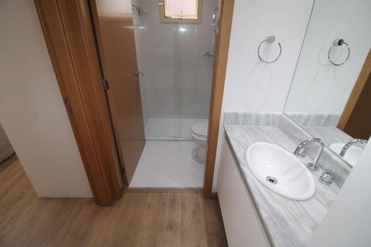 Banheiro de apartamento para alugar com 1 quarto, 50m² em Santana, São Paulo