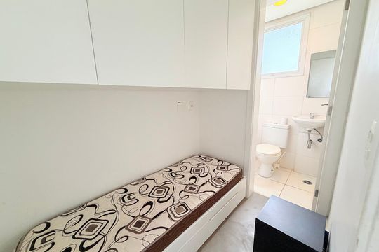 Quarto de Serviço de apartamento à venda com 3 quartos, 167m² em Cidade Monções, São Paulo
