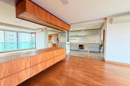 Sala de apartamento à venda com 3 quartos, 167m² em Cidade Monções, São Paulo