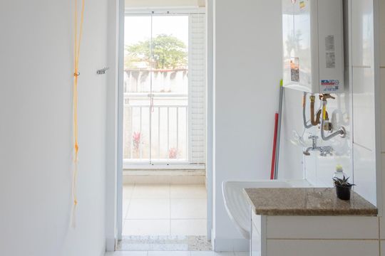 Área de Serviço de apartamento à venda com 2 quartos, 61m² em Vila Isa, São Paulo