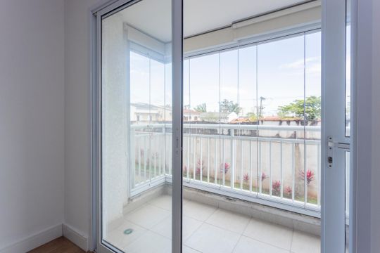 Vista da Sala de apartamento à venda com 2 quartos, 61m² em Vila Isa, São Paulo