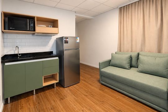 Sala de kitnet/studio para alugar com 2 quartos, 42m² em Centro Histórico de São Paulo, São Paulo