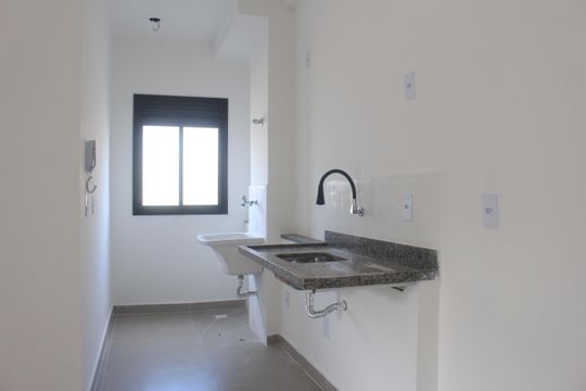 Cozinha de apartamento à venda com 2 quartos, 50m² em Nova Gerti, São Caetano do Sul