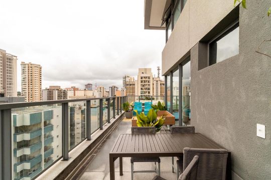 Área comum de kitnet/studio para alugar com 1 quarto, 24m² em Perdizes, São Paulo