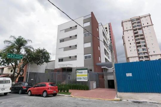 Fachada e portaria de apartamento para alugar com 1 quarto, 44m² em Ipiranga, São Paulo