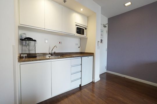 Cozinha de kitnet/studio à venda com 1 quarto, 33m² em Vila Mariana, São Paulo