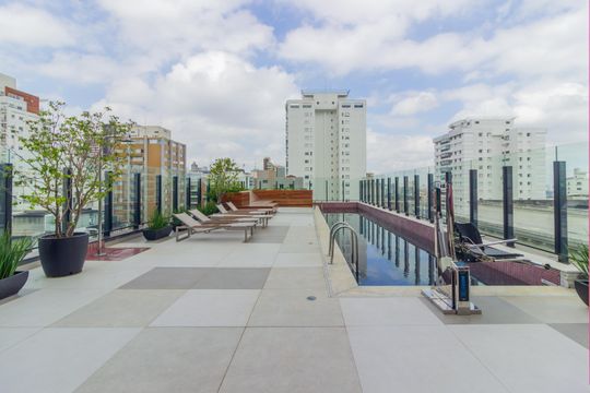 Área comum - Piscina de kitnet/studio à venda com 1 quarto, 20m² em Cerqueira César, São Paulo