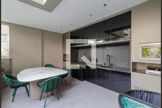 Área comum - Espaço Gourmet de apartamento para alugar com 1 quarto, 41m² em Indianópolis, São Paulo