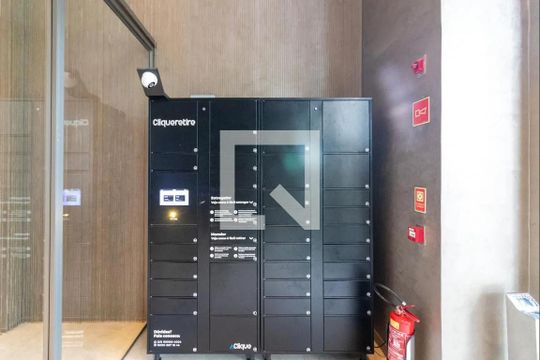 Área comum - Entrada de apartamento para alugar com 1 quarto, 41m² em Indianópolis, São Paulo