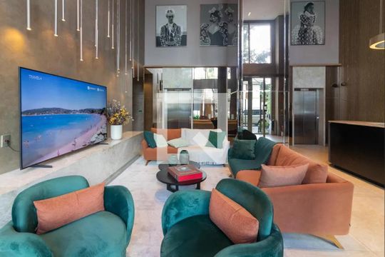 Área comum - Hall Social de kitnet/studio para alugar com 1 quarto, 32m² em Indianópolis, São Paulo