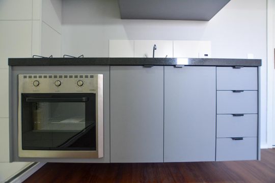 COZINHA de apartamento para alugar com 1 quarto, 35m² em Vila Lobos, São Paulo