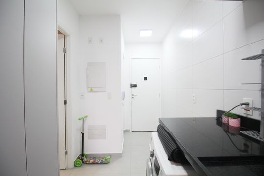 Área de Serviço de apartamento para alugar com 3 quartos, 134m² em Vila Andrade, São Paulo