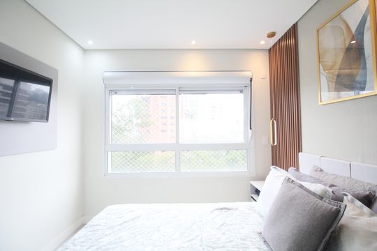 Suíte 1 de apartamento para alugar com 3 quartos, 134m² em Vila Andrade, São Paulo