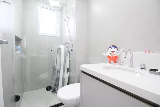 Banheiro Suíte 2 de apartamento para alugar com 3 quartos, 134m² em Vila Andrade, São Paulo
