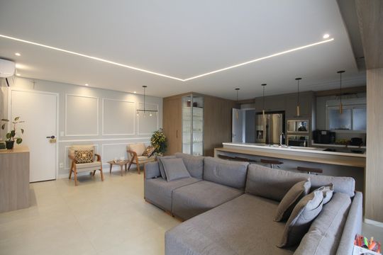 Sala de apartamento para alugar com 3 quartos, 134m² em Vila Andrade, São Paulo