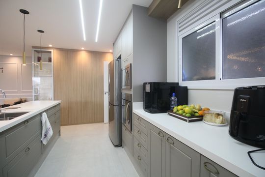 Cozinha de apartamento para alugar com 3 quartos, 134m² em Vila Andrade, São Paulo