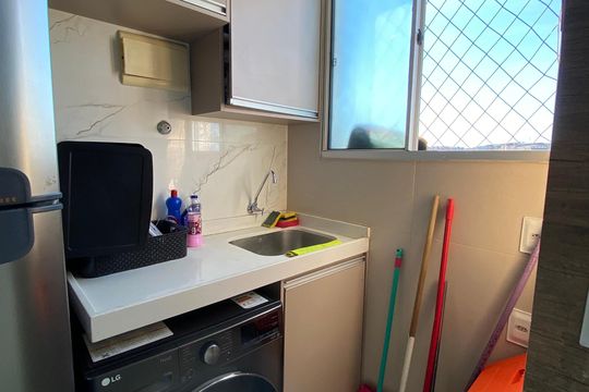 Área de Serviço de apartamento para alugar com 2 quartos, 42m² em Nova Baden, Betim