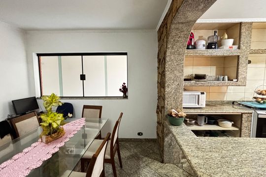 Cozinha de casa à venda com 3 quartos, 272m² em Jardim Las Vegas, Santo André