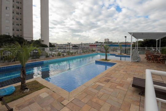 Área comum - Piscina de apartamento à venda com 2 quartos, 49m² em Vila Antonieta, São Paulo