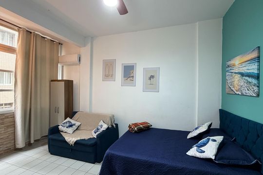 Studio de kitnet/studio para alugar com 1 quarto, 30m² em José Menino, Santos