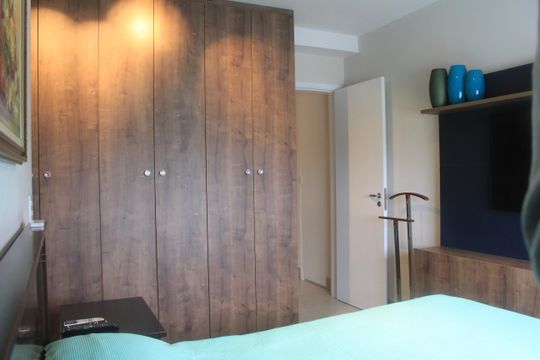 Suíte 1 de apartamento à venda com 2 quartos, 84m² em Santo Antônio, São Caetano do Sul