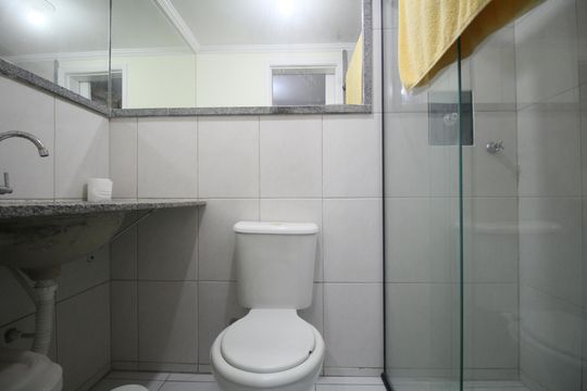 Banheiro de apartamento para alugar com 3 quartos, 62m² em Morumbi, São Paulo