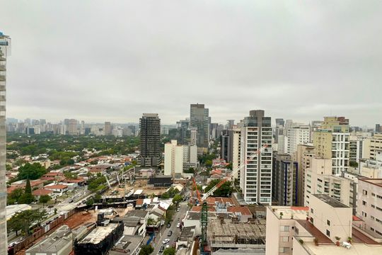 Vista da Varanda de apartamento à venda com 2 quartos, 82m² em Pinheiros, São Paulo