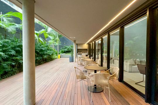 Área comum - Churrasqueira de apartamento à venda com 2 quartos, 82m² em Pinheiros, São Paulo