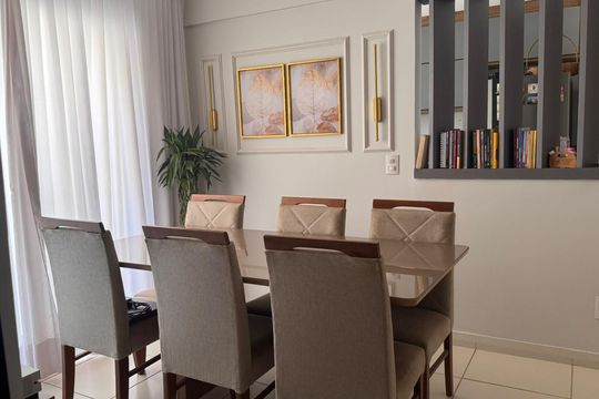 Sala de apartamento para alugar com 2 quartos, 60m² em Setor Candida de Morais, Goiânia
