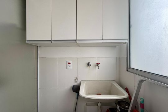 Área de Serviço de apartamento para alugar com 2 quartos, 50m² em Santo Amaro, São Paulo