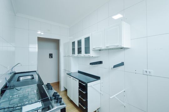 Cozinha  de apartamento para alugar com 2 quartos, 58m² em Jardim Bela Vista, Guarulhos