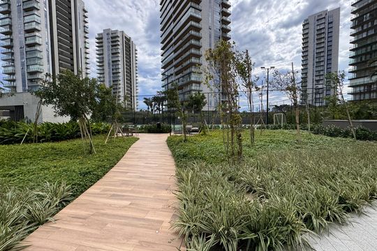 Área comum de apartamento para alugar com 3 quartos, 130m² em Barra da Tijuca, Rio de Janeiro