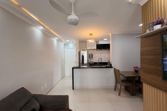 Sala de apartamento à venda com 2 quartos, 54m² em Jardim Itália, Várzea Paulista