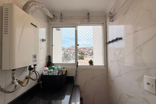 Área de Serviço de apartamento à venda com 2 quartos, 54m² em Jardim Itália, Várzea Paulista