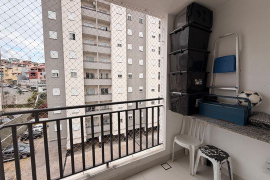 Sacada de apartamento à venda com 2 quartos, 54m² em Jardim Itália, Várzea Paulista