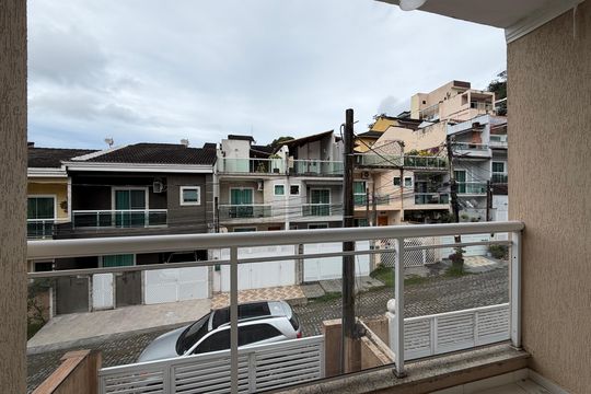 Varanda da Suíte de casa de condomínio para alugar com 3 quartos, 130m² em Taquara, Rio de Janeiro