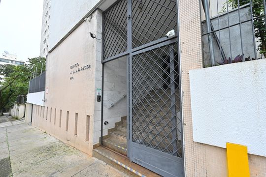 Fachada de apartamento à venda com 3 quartos, 84m² em Mirandópolis, São Paulo